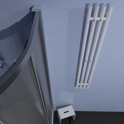 Полотенцесушитель Тругор Вектор Пэк сп ПэкспВектор12015белВГП 18х121 электрический белый - фото 3