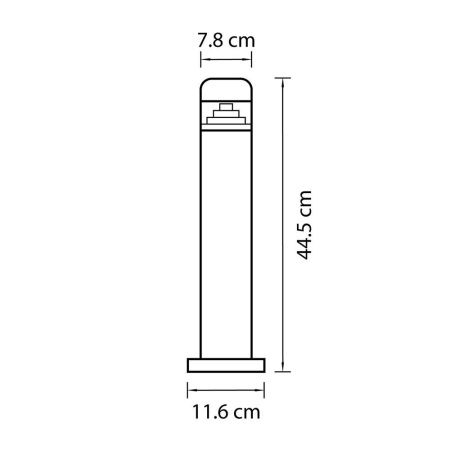 Уличный светодиодный светильник Lightstar Raggio (Раггио) 376907