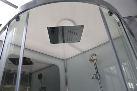 Душевая кабина Cerutti SPA VIVA101 100х100 четверть круга с крышей ориентация универсальная