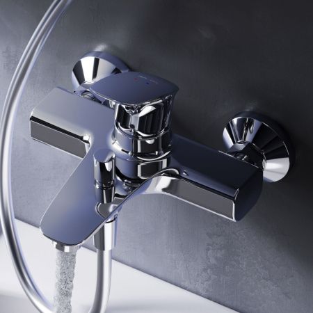 Смеситель для ванны и душа Am.Pm Spirit V2.1 F71A10000 настенный хром