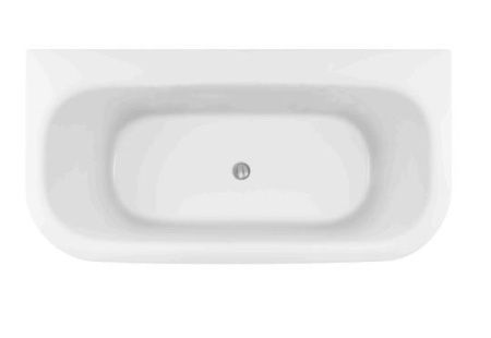Ванна акриловая Aquatek АЛТЕЯ AQ-123778 170х80 пристенная овальная с ножками