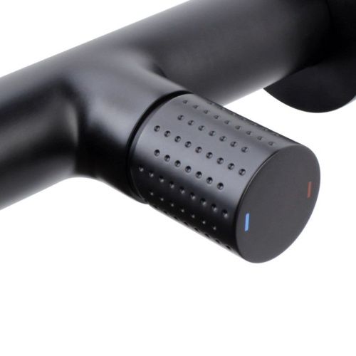 Смеситель для раковины Bronze de Luxe LIBERTY 301B встраиваемый в стену черный - фото 4