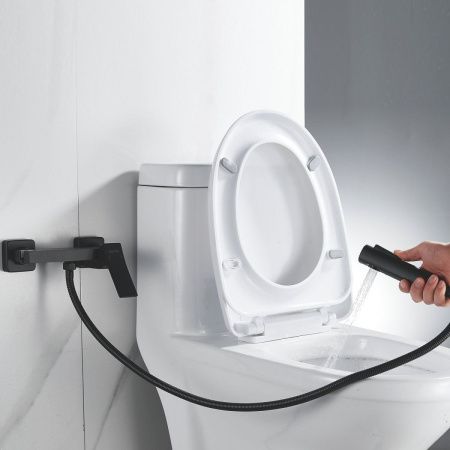 Гигиенический душ со смесителем Shevanik S4005H-1 черный