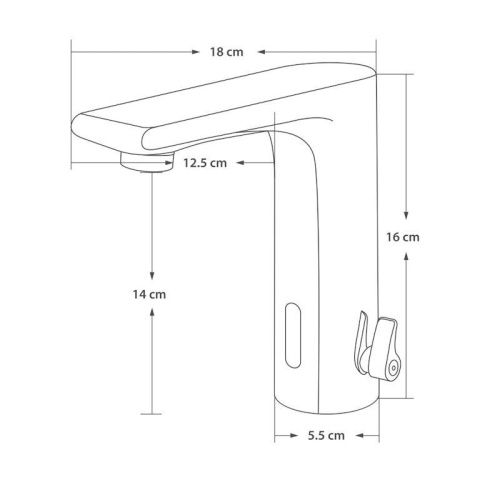 Смеситель Esko SNR26D на раковину хром - фото 3