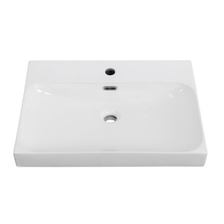 Раковина керамическая BelBagno Marino-Cer BB-8078-60 60х50 накладная цвет белый 1 отверстие под смеситель