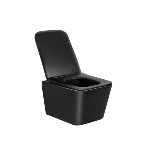 Унитаз подвесной Vincea Q-Line VT1-12MB черный матовый - фото 4