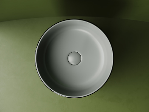Раковина Ceramica Nova ELEMENT 36 см CN6073MH накладная цвет антрацит матовый - фото 5