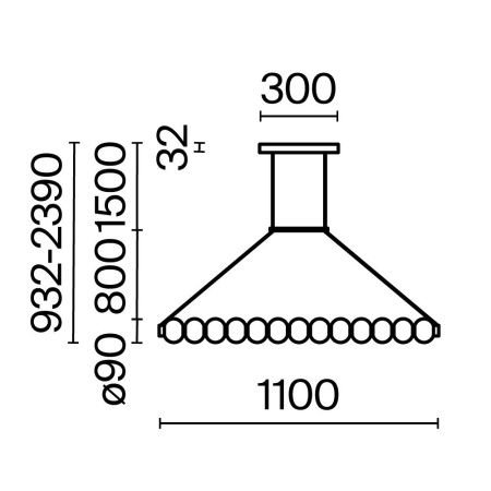 Светильник подвесной Maytoni Amulet Modern MOD555PL-L18G3K