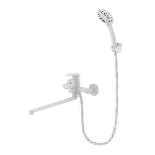 Смеситель для ванны Milardo Rora RORWT00M10 настенный белый