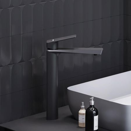 Смеситель Damixa Merkur 400250300 на раковину черный