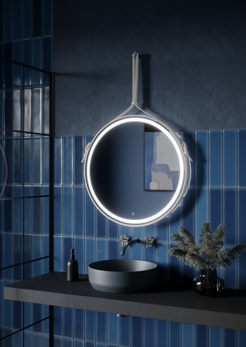 Зеркало Sancos Dames DA650W 65х65 настенное - фото 2