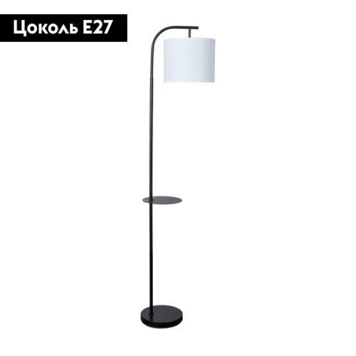 Торшер Arte Lamp Connor (Цоннор) A4053PN-1BK - фото 2