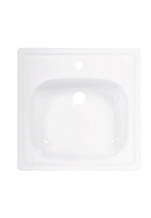 Кухонная мойка ВИЗ Antika AMC-51101 50х50 цвет белый поверхность глянцевая