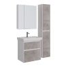 Тумба под раковину LeMark Combi LM03C70T-Beton 60х40 напольная цвет серый/белый