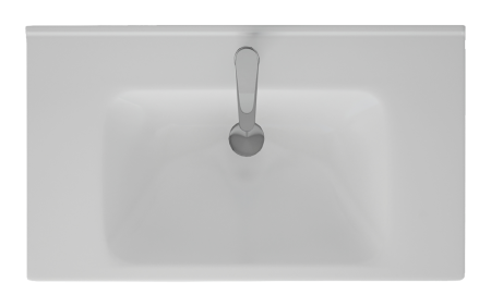 Раковина мебельная керамическая Dreja Harmonia 80 640207 80х50 накладная цвет белый