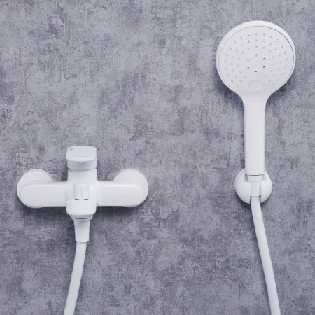 Смеситель для ванны Wasserkraft Mindel 8500 8501 настенный белый