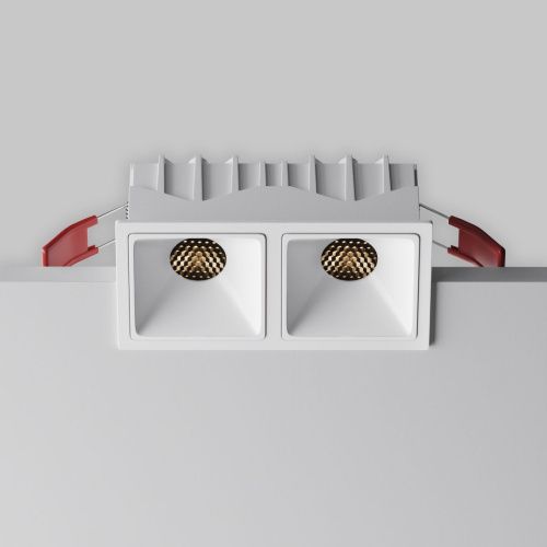 Светильник встраиваемый Maytoni Technical Alfa LED DL043-02-10W3K-SQ-W-1 - фото 2