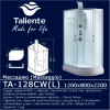 Душевая кабина Taliente TA-128CW(L) 120х80 асимметричная без крыши ориентация левая