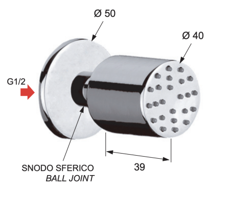 Форсунка гидромассажная Remer N34JET