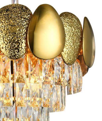 Люстра подвесная Natali Kovaltseva Chic (Цхиц) CHIC 81437/8C GOLD - фото 2