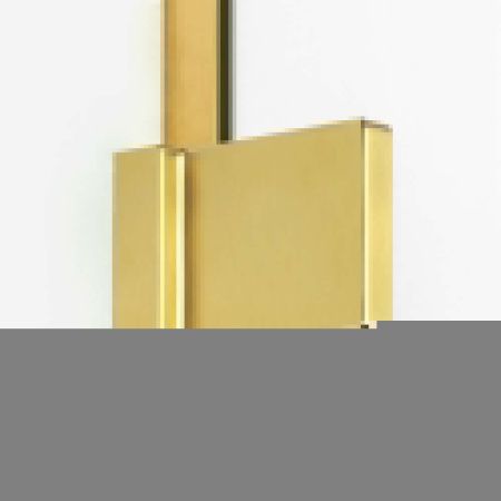 Душевая дверь New Trendy AVEXA GOLD BRUSHED EXK-1714 80х200 стекло прозрачное профиль золото