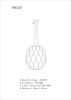 Светильник подвесной iLamp Cento (Центо) 9935P/1-D300 CL