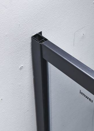 Душевой уголок Timo Imwei YL-9002B 90х90 стекло матовое профиль хром с поддоном