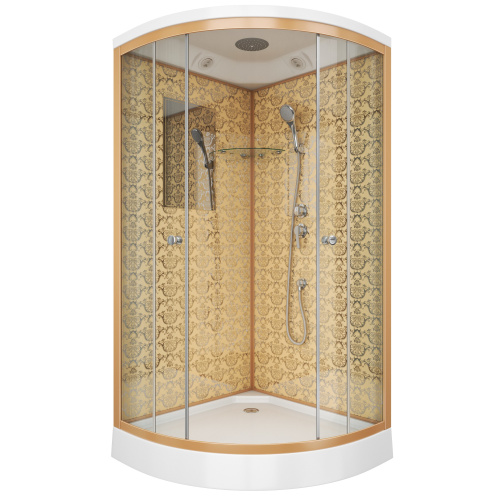 Душевая кабина Niagara Luxe 7701G 90х90 четверть круга