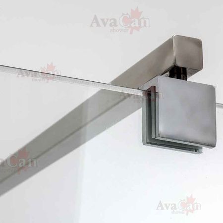 Душевая перегородка AvaCan MC100 100х200 стекло прозрачное профиль хром