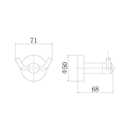 Крючок Fashun A51505-2 - фото 3