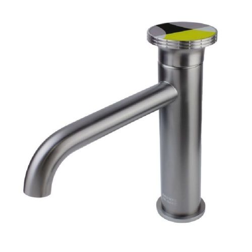 Смеситель Bronze de Luxe OMG! 9009GM-Y на раковину серый - фото 2