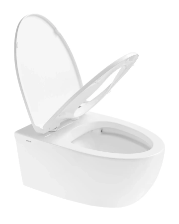 Чаша унитаза подвесная Arrow AHB2162H цвет белый без сиденья безободковая каскадный смыв