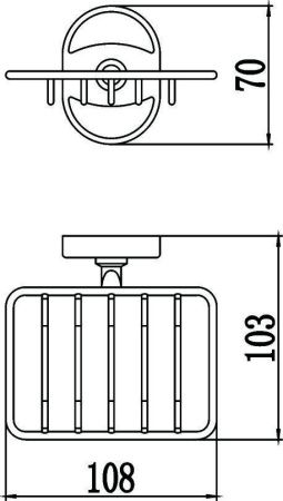 Мыльница Savol S-L07032