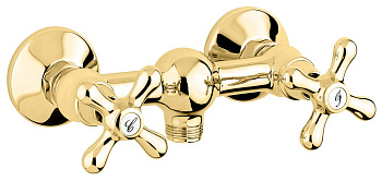 Смеситель для душа Emmevi Deco Classic 12002/OR настенный золото