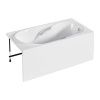 Ванна акриловая 1MarKa MEDEA 01ме1570 150х70 пристенная прямоугольная без каркаса