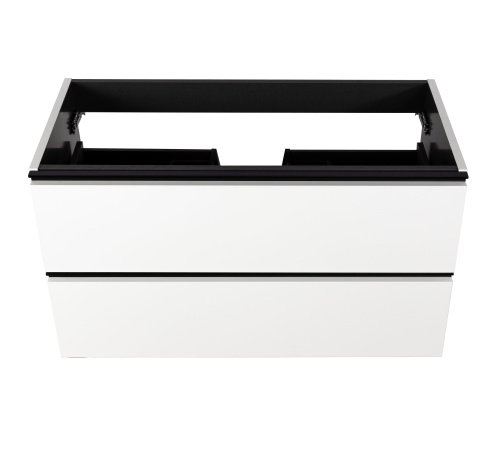 Тумба под раковину Visobath Granada 87525/87605 100х45х55 подвесная цвет белый матовый - фото 3