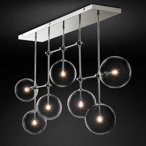 Светильник потолочный Delight Collection Globe Mobile (Глобе Мобиле) KG0835P-7A chrome - фото 3