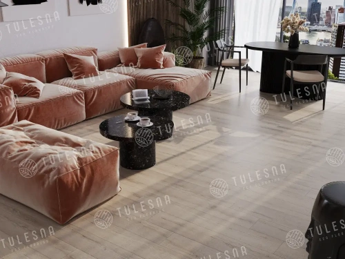 SPC ламинат Tulesna PREMIUM 1004-2001 Felice толщина 0.8 см 43 класс 1220х183 - фото 2