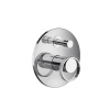 Смеситель для душа Gessi Anello 63377#031 встраиваемый в стену хром (внешняя часть)