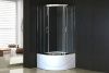 Душевой уголок Royal Bath BK RB100BK-T-CH 100х100 стекло прозрачное профиль хром с поддоном