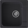 Кухонная мойка Granfest Quarz 48 черный 48х48 цвет черный поверхность матовая