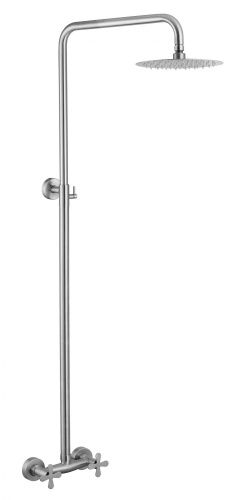 Душевая стойка Fmark FS8505 настенная цвет сатин - фото 2