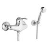 Смеситель для ванны и душа Webert Aurora AU870101015 настенный хром