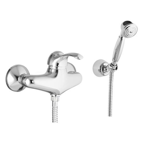 Смеситель для ванны и душа Webert Aurora AU870101015 настенный хром - фото 2