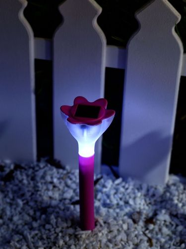 Светильник на солнечных батареях (UL-00001762) Uniel Promo (Промо) USL-C-420/PT305 Pink Crocus - фото 2