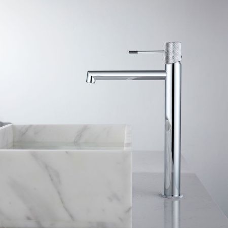 Смеситель для раковины Vincea Desire VBF-1D2CH на столешницу хром