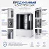 Душевой бокс Taliente  TA-17075G 170х75 стекло тонированное профиль хром