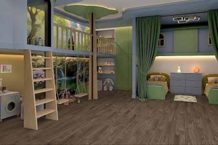 Кварцвиниловая плитка Damy Floor FAMILY LVT 0036-3-LVT Орех Американский толщина 0.25 см 43 класс 1227х187