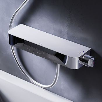 Смеситель для ванны и душа Am.Pm Func F8F10500 настенный хром без термостата