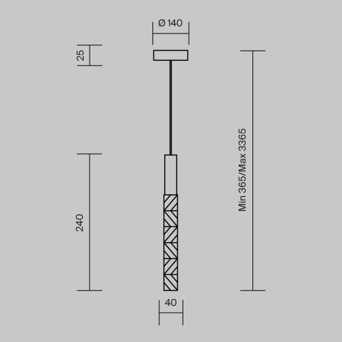 Светильник подвесной Maytoni Selemo Modern MOD328PL-L3BS3K - фото 3